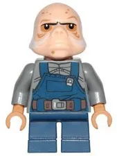 LEGO® Minifigure Star Wars sw0710 Ugnaught (Dark Blue Overalls)