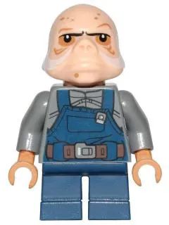 LEGO® Minifigure Star Wars sw0710 Ugnaught (Dark Blue Overalls)
