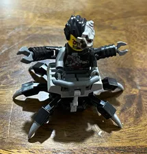 LEGO General CryptorCyborg Minifigure w/ Gray Black Spider Robot Build Accessory