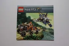LEGO® Agents 8630 Gold Hunt Instruction Manual Only!