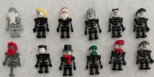 LEGO Skeleton Minifig Army Lot With Hats. Halloween