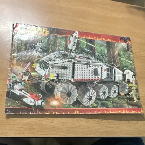 LEGO Star Wars set #7261 Clone Turbo Tank Instruction booklet