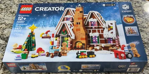 Lego Creator Gingerbread House No. 10267 Box Only Unfolded No Legos