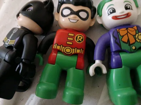 Lego Duplo Robin~ Cat Woman~ The ~Joker Lot 3 Pc Figures Marvel Comics Superhero
