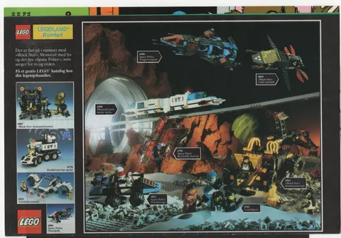 LEGO ADVERTISING INSERTS #  1-1504 # SPACE # 1989 #