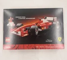 Lego Icons Ferrari F2004 Michael Schumacher F1 Car Model Building Set 11375 New