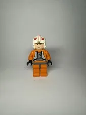 LEGO Minifig SW0090 Luke Skywalker Light Nougat X-Wing Pilot Suit