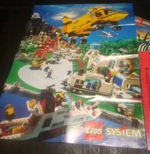 ⭐Lego System Town 1994 Large Poster ⭐