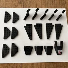 LEGO lot Of VTG BLACK Pieces
