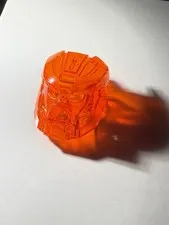 *RARE* Lego Bionicle Kanohi Mask of Fire - Tahu Exclusive Retired Transparent