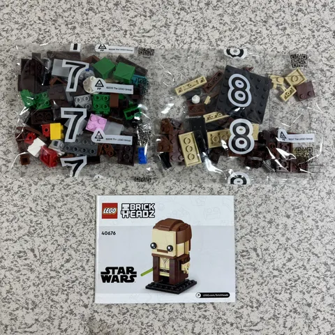 Lego Star Wars 40676 The Phantom Menace BrickHeadz - Qui-Gon Jinn 231 Only