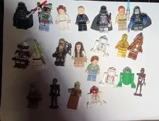 LEGO Star Wars Minifigures & Droids Mixed Characters Lot Plastic