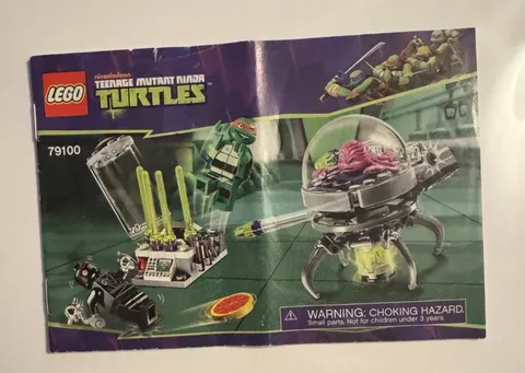 LEGO TMNT Teenage Mutant Ninja Turtles Kraang Lab Escape 79100 Instruction Ma...