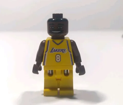 LEGO Kobe Bryant Minifigure Mini Fig #8 NBA Los Angeles Lakers  Basketball