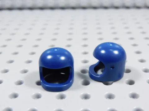 LEGO Lot of 2 Dark Blue Space Helmets Helmet Minifig BJ