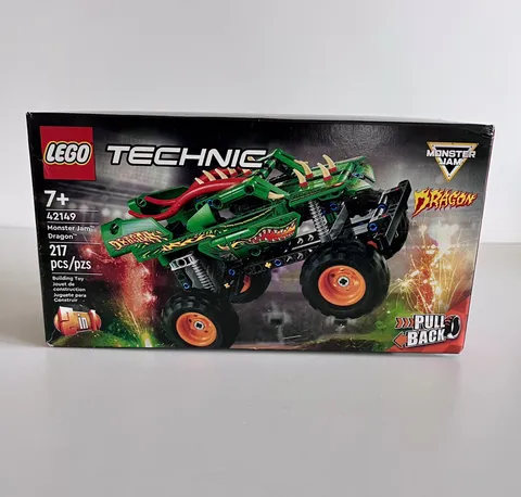 Lego 42149 Technic Monster Jam Dragon New Sealed Retired