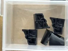 LEGO Parts - Black Wedge 2 x 2 x 2/3 Right - No 5093 - QTY 5