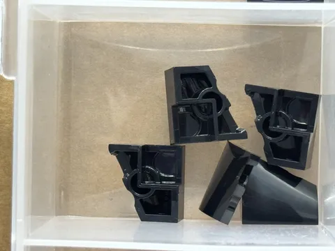 LEGO Parts - Black Wedge 2 x 2 x 2/3 Right - No 5093 - QTY 5