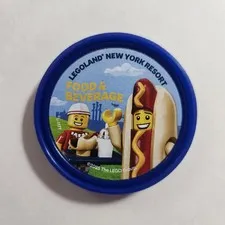 Legoland New York FOOD & BEVERAGE 2025 Pop Badge Lego Hot Dog Man Resort NEW