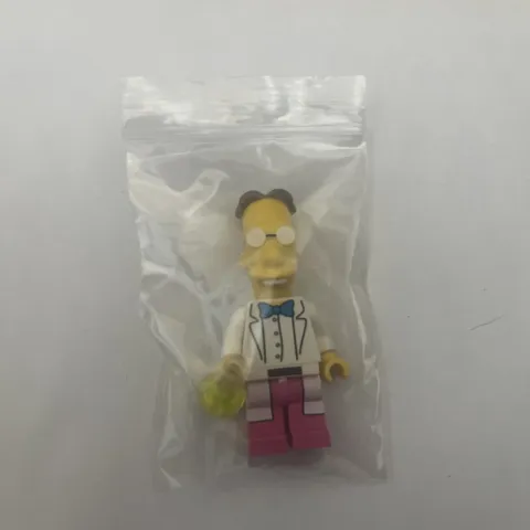 Packaged LEGO 71009-9 Simpsons Series 2 Collectibles Minifigure Professor Frink