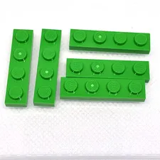 LEGO Parts - Bright Green Plate 1 x 4 - No 3710 - QTY 5