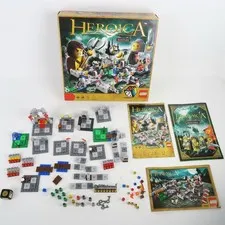 LEGO 3860 Heroica Fortaan Board Game COMPLETE 2011 Castle Medieval Fantasy