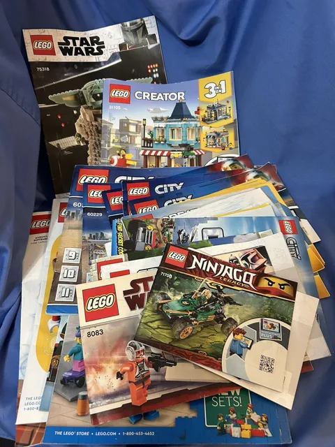 Lego Catalog And Instruction Manual Lot