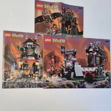 LEGO Ninja Instruction Manual Lot 6045 6083 6089 Vintage LEGO System Manuals