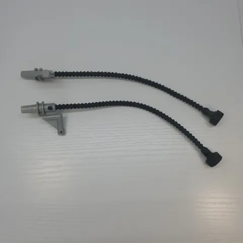 (2) Lego Duplo Hose Gray Nozzle Gas Fuel Pump Fireman's Water Hose Tanker