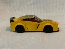 LEGO SPEED CHAMPION: Yellow Chevrolet Corvette Z06 Retired Set #75870