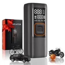 Kalyoosen 200Psi Tire Inflator Portable Air Compressor Digital Tire Pump
