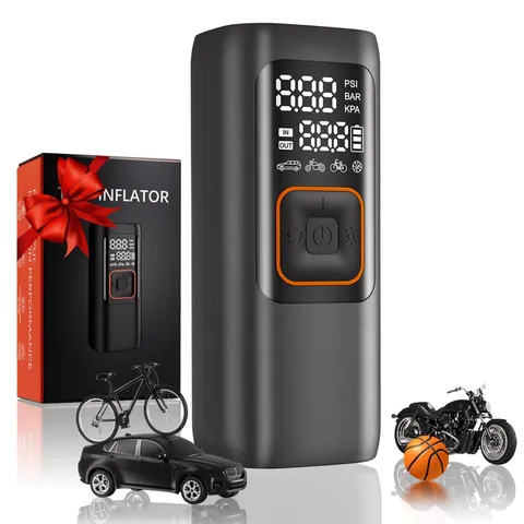 Kalyoosen 200Psi Tire Inflator Portable Air Compressor Digital Tire Pump