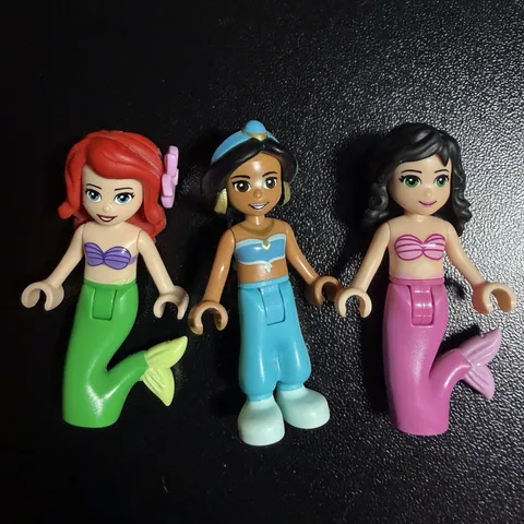 LEGO Disney Princess Mini Doll Bundle Anna Elsa Ariel Moana Rapunzel Pua Olaf