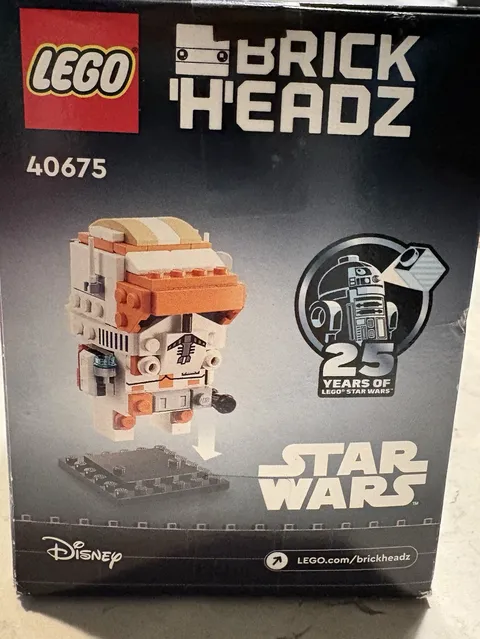 Lego Brick Heads, Star Wars Clone Commander Cody 40675