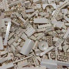 LEGO White Pieces Lot - 6.0 oz - Free Shipping