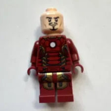 LEGO Iron Man Minifigure Red Armor w/ Printed Suit, Head Torso Legs Arms