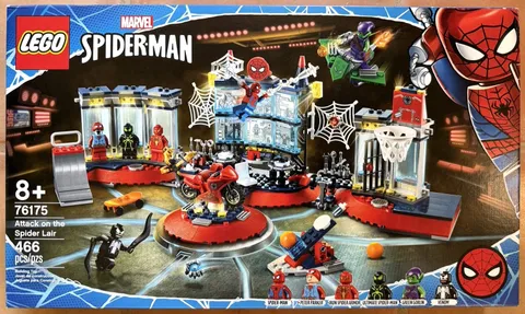 New LEGO Marvel Spider-Man: Attack on the Spider Lair (76175) Retired, Sealed