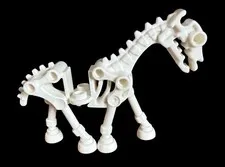 Lego White Skeleton Horse Minifigure Skeletal Pony Animal Castle Fantasy Era