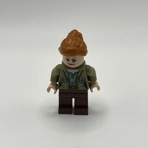 Lego Minifigure Claire Dearing - Olive Green Jacket over Sand Green Shirt jw021
