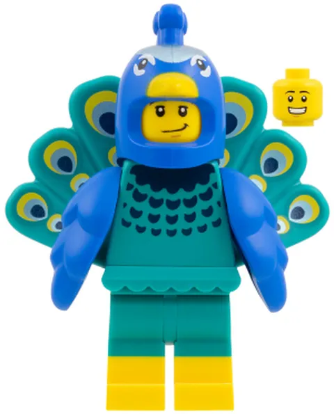 LEGO [No Color/Any Color] Peacock Costume Fan, Series 28 (Minifigure Only withou
