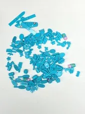 Lot Of LEGO Friends Accessories Medium Azure Hair Dryer Brush Comb Ribbon