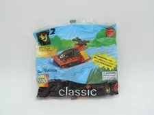 1999 Classic Lego Bag Set #2 Ronald McDonald Happy Meal Boat Plane 15 Pcs Sealed