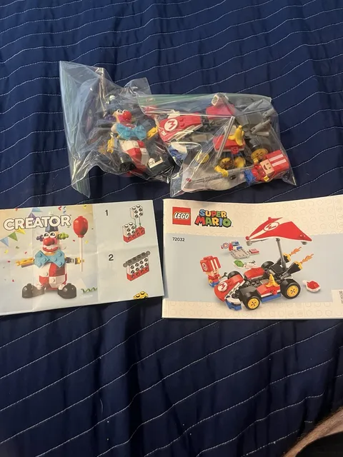 LEGO Super Mario 72032 Bulk Lot Assorted Pieces in Bags w/ Instructions 7+