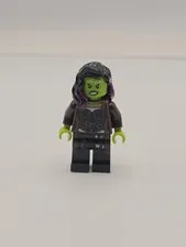 LEGO Gamora Minifigure Long Reddish Brown Coat Super Heroes Guardians sh506