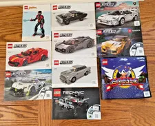 LEGO Mixed Lot of 10 Instruction Manuals from Various Sets