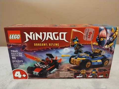 LEGO NINJAGO Rogue Vs. Drix Race Car 71840 Sealed