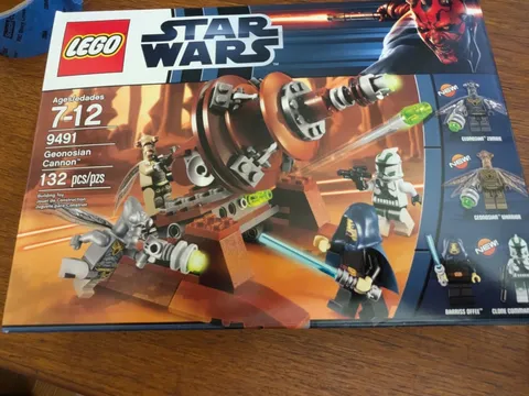 LEGO Star Wars 9491 Geonosian Cannon 100% Complete in Box including Minifigs