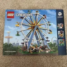 LEGO Creator Expert Ferris Wheel 10247 Complete w/ Minifigs, Instructions
