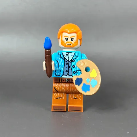 LEGO Minifigure Vincent van Gogh idea106 Ideas Starry Night Paint Brush Pallette