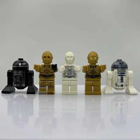 LEGO Star Wars Droid Minifig Lot K-3PO Bounty Hunter C-3PO R2-D2 Astromech R2-E6